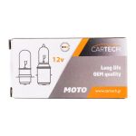 ΛΑΜΠΑ MOTO ΙΩΔΙΟΥ Μ5 - 12V/35/35W ΧΟΝΤΡΟ ΝΤΟΥΙ BA20d STANDARD +30% MORE LIGHT TMX