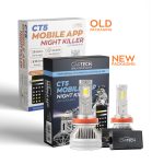 ΛΑΜΠΑ LED CT5 MOBILE H11 SHORT 160W WHITE 6500K NIGHT KILLER CARTECH