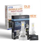 ΛΑΜΠΑ LED CT5 MOBILE HB4 SHORT 160W WHITE 6500K NIGHT KILLER CARTECH