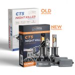 ΛΑΜΠΑ LED CT5 H3 SHORT 100W WHITE 6500K NIGHT KILLER CARTECH