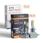 ΛΑΜΠΑ LED CT5 H7 SHORT 100W WHITE 6500K NIGHT KILLER CARTECH