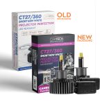ΛΑΜΠΑ LED CT27/360 H3 SHORT 60W WHITE 6500K CARTECH