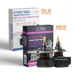 ΛΑΜΠΑ LED CT27/360 H4 HI-LOW SHORT 60W WHITE 6500K CARTECH