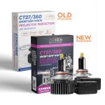ΛΑΜΠΑ LED CT27/360 HB3 SHORT 60W WHITE 6500K CARTECH