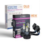 ΛΑΜΠΑ LED CT27/360 880/881 SHORT 60W WHITE 6500K CARTECH
