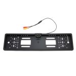 Amio - Universal Πλαίσιο Πινακίδας XD-402 με Ενσωματωμένη Κάμερα Οπισθοπορείας 120 μοιρών IP67 τάση λειτουργίας 12V για Επιβατικά Αυτοκίνητα - 1 τεμ. (01016/AM)