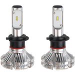 Amio - Λαμπτήρες SX SERIES τύπου H7 τάση λειτουργίας 6/12V απόδοσης 40W 6000K 3200lm με ενσωματωμένη ψύκτρα για Επιβατικά Αυτοκίνητα και Μοτοσυκλέτες - 2 τεμ. (01063/AM)