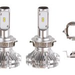 Amio - Λαμπτήρες SX SERIES τύπου H7-6 τάση λειτουργίας 6/12V απόδοσης 40W 6000K 3200lm με ενσωματωμένη ψύκτρα για Επιβατικά Αυτοκίνητα και Μοτοσυκλέτες - 2 τεμ. (01065/AM)