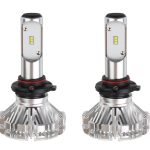 Amio - Λαμπτήρες SX SERIES τύπου HB3 τάση λειτουργίας 6/12V απόδοσης 40W 6000K 3200lm με ενσωματωμένη ψύκτρα για Επιβατικά Αυτοκίνητα και Μοτοσυκλέτες - 2 τεμ. (01067/AM)