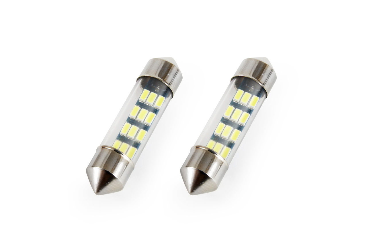 01090-71819-HD Amio - Λαμπάκια Πλαφονιέρας Standard Festoon τύπου C5W τάση λειτουργίας 12V απόδοσης 0.5W μήκος 36mm χρώμα λευκό για Επιβατικά Αυτοκίνητα - 2 τεμ. (01090/AM) - Image 1