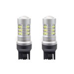 Amio - Λάμπα τύπου W21W T20 LED τάση λειτουργίας 12/24V απόδοση 6.2W 5600K CAN‑BUS λευκό 18x56mm – 2 τεμ. (01173/AM) για φώτα αυτοκινήτου