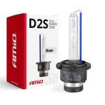Amio - Ανταλλακτική Λάμπα D2S Xenon 12V 35W 8000K Basic Σειρά P32d-2 Μπλε-Λευκό Φως για Φώτα Αυτοκινήτου - 1 τεμ. (01321/AM)