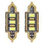 Amio – LED Λαμπάκια Πλαφονιέρας 36mm 12V 5600K 3xSMD 5730 για Εσωτερικό Φωτισμό Αυτοκινήτου – 2 Τεμ. (01449/AM)