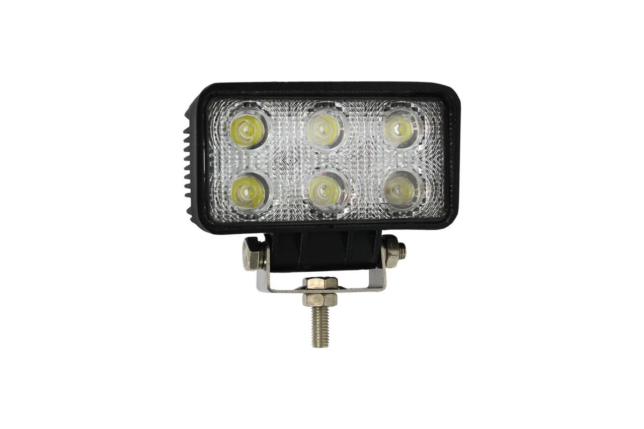 01613-1 Amio – Προβολέας Εργασίας LED AWL02 9-60V 18W 6000K 6 LED Spot για Ισχυρό Φωτισμό σε Καθημερινή Χρήση – 1 Τεμ. (01613/AM) - Image 1