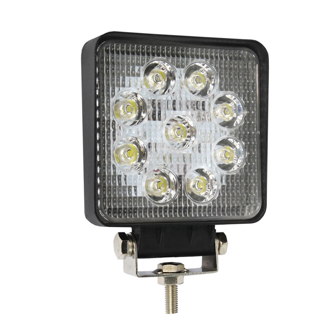 01614AM-1 Amio – Προβολέας Εργασίας LED AWL03 9-60V 27W 6000K 2200lm 9 LED Spot για Ισχυρό Φωτισμό σε Καθημερινή Χρήση – 1 Τεμ. (01614/AM) - Image 1