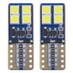 Amio – Λαμπάκια LED T10 W5W 12/24V 2W 5600K 8xSMD 2835 CANBUS Καρφωτά για Ισχυρό Λευκό Φωτισμό χωρίς Σφάλματα – Σετ 2 Τεμ. (01635/AM)