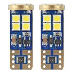 Amio – Λαμπάκια LED T10 W5W 12/24V 2.3W 5600K 12xSMD 2835 CANBUS Καρφωτά για Ισχυρό Λευκό Φωτισμό χωρίς Σφάλματα – Σετ 2 Τεμ. (01636/AM)