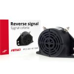 Amio - Σειρήνα Όπισθεν Βομβητής Bipper 110dB 12-36V για Δυνατή Ηχητική Προειδοποίηση Κίνησης σε Αυτοκίνητα Φορτηγά και Μηχανήματα - 1 Τεμ. (01730/AM)