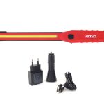 Amio – Φακός εργασίας WT01 COB LED 150/300lm 3W με μαγνητική βάση και γάντζο, εξασφαλίστε κορυφαίο επαγγελματικό φωτισμό επιθεώρησης σε κάθε δύσκολο σημείο του οχήματος – 1 Τεμ. (02170/AM)