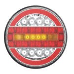 Amio - ΦΑΝΑΡΙ ΠΙΣΙΝΟ RCL-07-LR 10-30V LED ΣΤΡΟΓΓΥΛΟ Φ140x38mm ΜΕ ΚΑΛΩΔΙΟ 1ΤΕΜ (02372/AM)