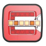 Amio - ΦΑΝΑΡΙ ΠΙΣΙΝΟ RCL-08-LR 10-30V LED 108x102x38mm ΜΕ ΚΑΛΩΔΙΟ 1ΤΕΜ (02373/AM)