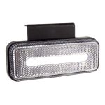 Amio - ΦΩΣ ΟΓΚΟΥ ΦΟΡΤΗΓΟΥ LED ΛΕΥΚΟ 10-30V 124x49x22mm ΑΔΙΑΒΡΟΧΟ OM-02-W 1ΤΕΜ. (02377/AM)