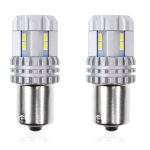 Amio - P21W BA15s 12/24V 22LED SMD ULTRABRIGHT CANBUS ΛΕΥΚΟ 2ΤΕΜ. (02449/AM)