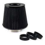 Amio - ΦΙΛΤΡΟΧΟΑΝΗ ΕΛΕΥΘΕΡΑΣ Φ 55-76mm AF-BLACK 160 Χ 155 Χ 118 (ΜΑΥΡΟ/3 ΑΝΤΑΠΤΟΡΕΣ) - 1 τεμ. (02546/AM)