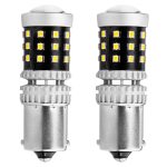 Amio - ΛΑΜΠΑΚΙΑ ΜΟΝΟΠΟΛΙΚΑ LED ΛΕΥΚΑ CAN-BUS P21W BA15S 1156 39xSMD 2016 - 2 TEM. (02799/AM)
