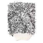 Amio - ΓΑΝΤΙ ΠΛΥΣΙΜΑΤΟΣ ΜΕ ΜΙΚΡΟΙΝΕΣ (MICROFIBER) 25x18cm 600g/sqm ΑΣΠΡΟ/ΜΑΥΡΟ - 1 Τεμ. (02870/AM)