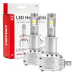 Amio - ΛΑΜΠΕΣ LED H3 10-16V 72W 6.500K 7920lm CAN BUS (ME ΑΝΕΜΙΣΤΗΡΑΚΙ) X2 SERIES - 2ΤΕΜ. (02971/AM)