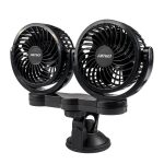 Amio - ΑΝΕΜΙΣΤΗΡΑΣ ΔΙΠΛΟΣ 24V 2χ4''(10,8cm) ΜΕ ΦΙΣ ΑΝΑΠΤΗΡΑ 2 ΤΑΧΥΤΗΤΩΝ ΜΕ ΒΕΝΤΟΥΖΑ PRO SERIES - 1 ΤΕΜ. (03011/AM)