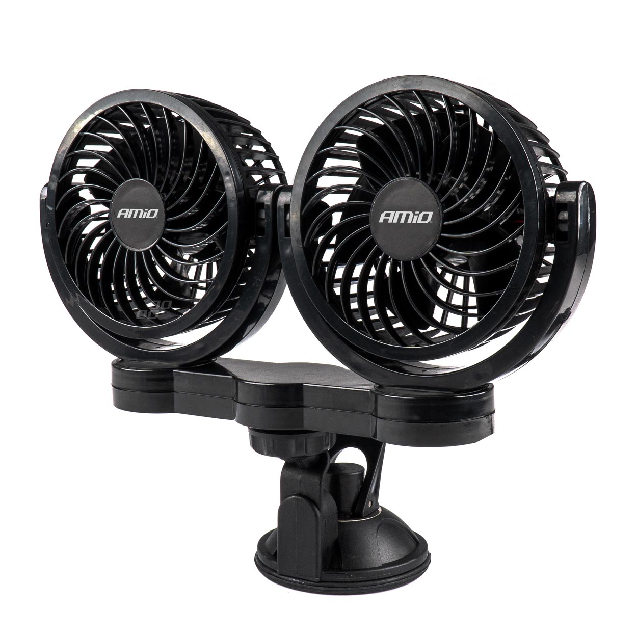 03011_AM_1 Amio - ΑΝΕΜΙΣΤΗΡΑΣ ΔΙΠΛΟΣ 24V 2χ4''(10,8cm) ΜΕ ΦΙΣ ΑΝΑΠΤΗΡΑ 2 ΤΑΧΥΤΗΤΩΝ ΜΕ ΒΕΝΤΟΥΖΑ PRO SERIES - 1 ΤΕΜ. (03011/AM) - Image 1