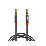 Amio - ΚΑΛΩΔΙΟ ΣΥΝΔΕΣΗΣ AUX MINI JACK>JACK 3,5mm 100cm - 1 TEM. (03269/AM)