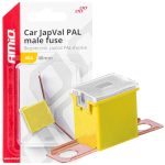 Amio - ΑΣΦΑΛΕΙΑ JapVal PAL ΑΡΣΕΝΙΚΗ 48mm 60A ΣΕ ΚΙΤΡΙΝΟ ΧΡΩΜΑ - 1 Τεμ. (03421/AM)