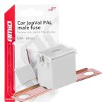 Amio - ΑΣΦΑΛΕΙΑ JapVal PAL ΑΡΣΕΝΙΚΗ 62mm 120A ΣΕ ΛΕΥΚΟ ΧΡΩΜΑ - 1 Τεμ. (03434/AM)