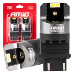 Amio - ΛΑΜΠΕΣ P27/7W 12/24V 6.000K 4SMD LED CAN-BUS ΛΕΥΚΑ PRO SERIES - 2 ΤΕΜ. (03588/AM)