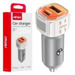 Amio - ΦΟΡΤΙΣΤΗΣ ΑΝΑΠΤΗΡΑ 12/24V ΜΕ 2 ΘΥΡΕΣ USB-C+USB 20W 5V/3AQC ΤΑΧΕΙΑΣ ΦΟΡΤΙΣΗΣ ΛΕΥΚΟΣ - 1 Τεμ. (03882/AM)