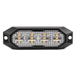 Amio - ΣΤΡΟΜΠΟ 12/24V 4xSMD LED 12W (4x3W) R65 R10 IP6K9K 95x30mm - 1 ΤΕΜ. (03929/AM)