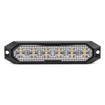 Amio - ΣΤΡΟΜΠΟ 12/24V 6xSMD LED 18W (6x3W) R65 R10 IP68 IP6K9K 122x30mm - 1 ΤΕΜ. (03930/AM)