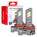H8/H9/H11 12V 50W 6.000K 4200LM CSP LED CAN-BUS SERIES X5 WINGER 2ΤΕΜ. AMIO