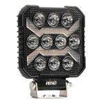 Amio - ΠΡΟΒΟΛΕΑΣ ΕΡΓΑΣΙΑΣ ΤΕΤΡΑΓΩΝΟΣ LED 54W 9-36V 10.000lm 6.500K 110x110x38mm AWL68 - 1 ΤΕΜ. (04209/AM)