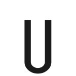 ΑΥΤΟΚΟΛΛΗΤΟ ΓΡΑΜΜΑ ΠΙΝΑΚΙΔΩΝ 60x30mm "U"