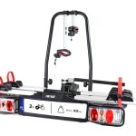 Amio – Βάση Ποδηλάτου Κοτσαδόρου TBC-02/2 για 2 E-Bike έως 60kg με Αναδίπλωση & Κλείδωμα για Ασφαλή Μεταφορά – 1 Τεμ. (02585/AM)