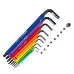 Amio – Κλειδιά Allen Imbus CR-V 1.5-10mm με Μύτες & Αντάπτορα Heavy Duty για Σταθερή Τοποθέτηση Εργαλείου & Καθημερινή Χρήση – Σετ 18 Τεμ. (04787/AM)