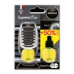 AMiO - Αρωματικό Αεραγωγού Αυτοκινήτου Aroma Supreme Duo Black Αεραγωγού με Ρύθμιση Έντασης (+50% Περιεχόμενο) - 1 Τεμ. (A92259/AM)