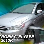 ΑΝΕΜΟΘΡΑΥΣΤΕΣ ΓΙΑ CITROEN C-ELYSEE 4D 2013+ ΣΕΤ ΑΥΤΟΚΙΝΗΤΟΥ ΑΠΟ ΕΥΚΑΜΠΤΟ ΦΙΜΕ ΠΛΑΣΤΙΚΟ HEKO - 4 ΤΕΜ.
