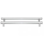 ΒΑΣΕΙΣ ΣΤΗΡΙΞΗΣ ΑΛΟΥΜΙΝΙΟΥ TBR FIXING PROFILE KIT XL 146,6 cm ΣΕ ΑΣΗΜΙ ΧΡΩΜΑ ΜΕ ΥΠΟΔΟΧΕΣ T-SYSTEM ΓΙΑ ΜΠΑΡΕΣ TBR ΚΑΡΟΤΣΑΣ ΣΕ PICKUP ΚΑΙ ΑΓΡΟΤΙΚΑ ΟΧΗΜΑΤΑ MENABO - 2 ΤΕΜ.