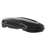 Menabo - Μπαγκαζιέρα Οροφής Satellite 600 Duo Black με T-track σε Μαύρο Γυαλιστερό Χρώμα από ABS Πλαστικό με Διαστάσεις 197,6x94,1x46,7 cm - 1 Τεμ. (14280/MB)