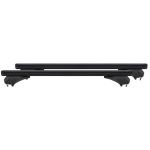 ΜΠΑΡΕΣ ΑΛΟΥΜΙΝΙΟΥ SONIC BLACK XL 130cm ΣΕ ΜΑΥΡΟ ΧΡΩΜΑ ΓΙΑ ΟΡΟΦΗ ΜΕ FLUSH ΚΑΙ RAISED RAILS MENABO - 2 ΤΕΜ.